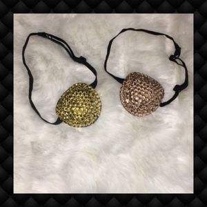 Glam Patch Accessories - Sparkly Crystal Cover Up Eye Patches Two Pack Glam Patch Accessories - Sparkly Crystal Cover Up Eye Patches Two Pack
